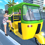 Modern Tuk Tuk Auto Rickshaw: Driving Sim Games আইকন