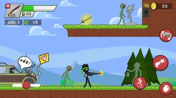 Stick vs Zombies Poster