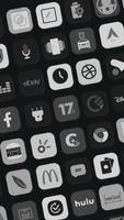 Flat Monochrome - HD Icon Pack ảnh chụp màn hình 1