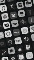 Flat Monochrome - HD Icon Pack ảnh chụp màn hình 2