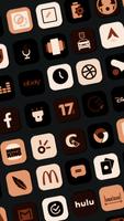 Flat Brown Squares Icon Pack ảnh chụp màn hình 1