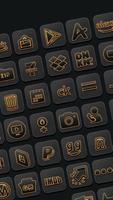 Golden Leather HD - Icon Pack পোস্টার