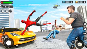 Spider Rope Hero Spider Game X Ekran Görüntüsü 1