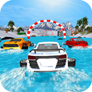 Water Slide Floating Car - Water Surfing Stunt Car APK