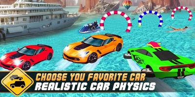 Water Slide Floating Car - Water Surfing Stunt Car screenshot 2