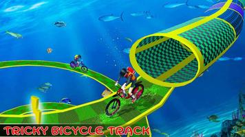 BMX Bicycle Race - Underwater  Stunts screenshot 1