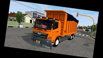 Mod Bussid Truck Hino 500 Dump-poster