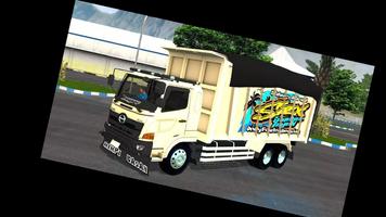 Mod Bussid Truck Hino 500 Dump capture d'écran 3