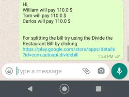 Divide the Restaurant Bill screenshot 2