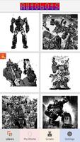 Autobots - Pixel Art Plakat