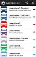 Guadalajara España Bus Affiche