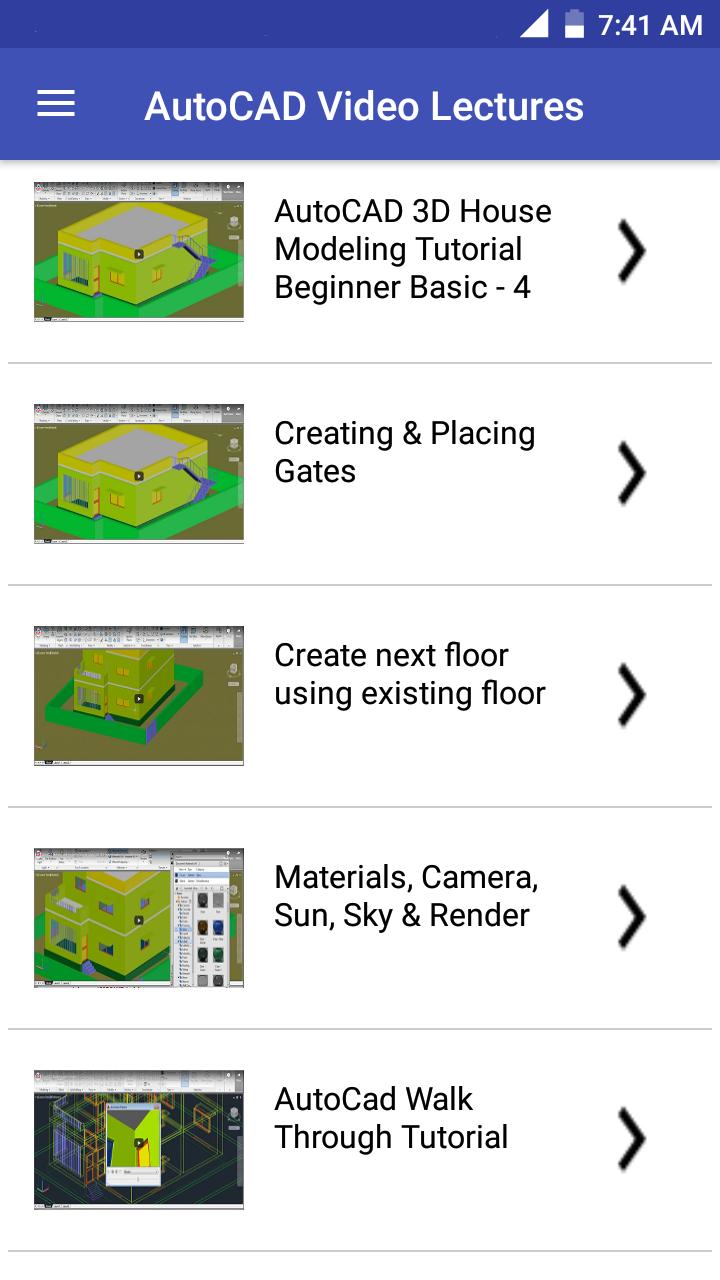 Autocad Learning Tutorial Videos 19 2d 3d For Android Apk Download