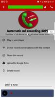 Automatic call recorder 2019 स्क्रीनशॉट 2