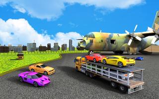 برنامه‌نما Car Transporter Plane Simulator – City Cargo Car عکس از صفحه
