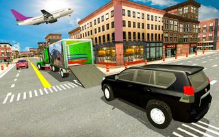 Auto Transporter Vlak Simulator - stad Lading Auto screenshot 3