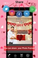 Valentine Love Photo Frames โปสเตอร์