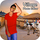 Village Cut Paste Photo Editor أيقونة