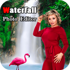 ikon Water Fall Photo Editor - Cut Paste Editor