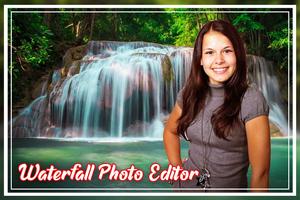 Water Fall Photo Editor - Cut Paste Editor poster