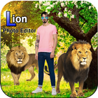 Lion Cut Paste Photo Editor icône