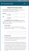 Sales Agreement Maker screenshot 2