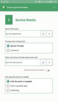 Service Agreement Maker screenshot 2