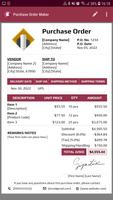 Purchase Order Maker screenshot 3