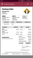 Purchase Order Maker poster
