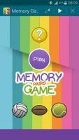 Sports 1, Memory Game (Pairs) Affiche