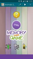 Animals 2, Memory Game (Pairs) پوسٹر