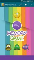 Animals 1, Memory Game (Pairs) Affiche