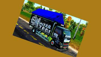 Mod Bussid Truck Canter Strobo syot layar 3