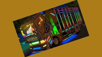 Mod Bussid Truck Canter Strobo Plakat