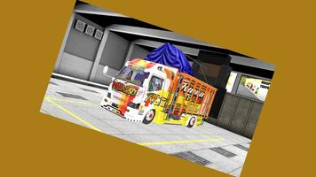 Mod Bussid Truck Canter Strobo 截图 1