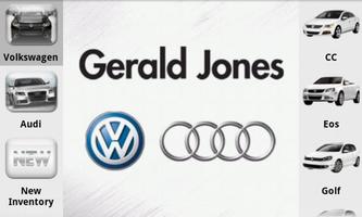 Gerald Jones VW Audi plakat