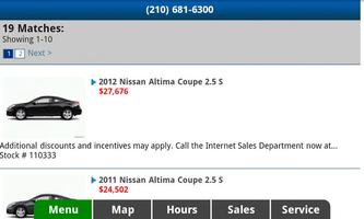 IPAC Nissan screenshot 2