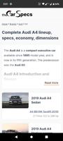 3 Schermata the Car Specs