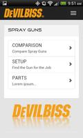 DeVilbiss - Spray Gun App โปสเตอร์