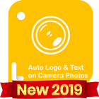 Auto Add Logo Copyright with Text on Camera Photos ไอคอน
