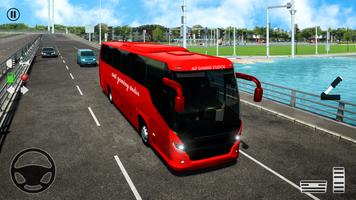 코치 버스 시뮬레이터 버스 Sim 3d 포스터