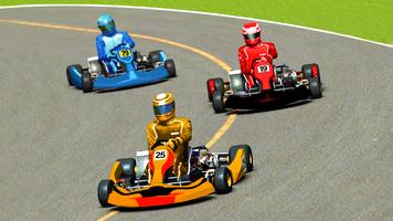 go kart ace buggy kart rush الملصق