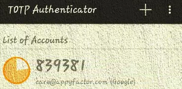 TOTP Authenticator - Google