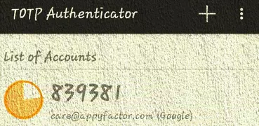 TOTP Authenticator Basic