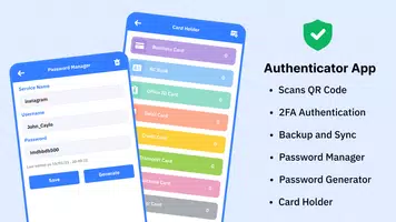 Authenticator App - SafeLock Ekran Görüntüsü 1
