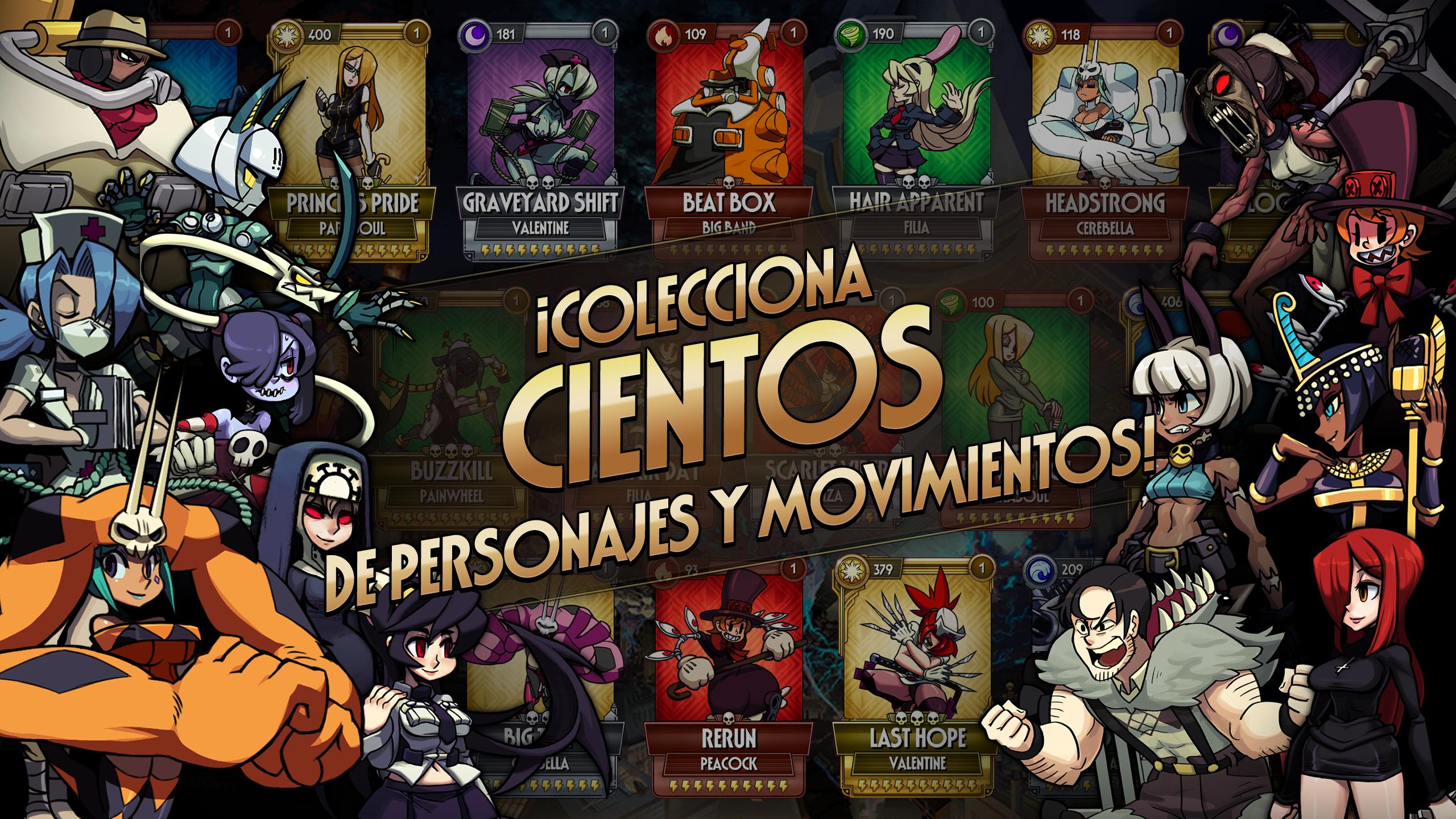 Resultado de imagen para skullgirls android