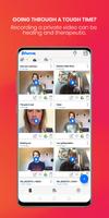 Video Diary with Lock - Bluoom Moments Journal App تصوير الشاشة 2