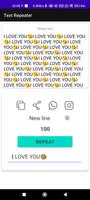 Text Repeater screenshot 2