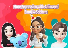 3D avatar maker, Emoji Maker S Affiche