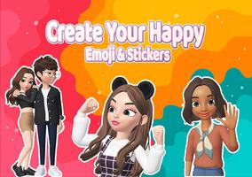 3D avatar maker, Emoji Maker S captura de pantalla 3