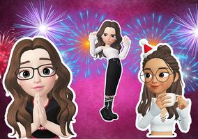 Star Idol: avtar maker emoji 3d, be happy 스크린샷 1